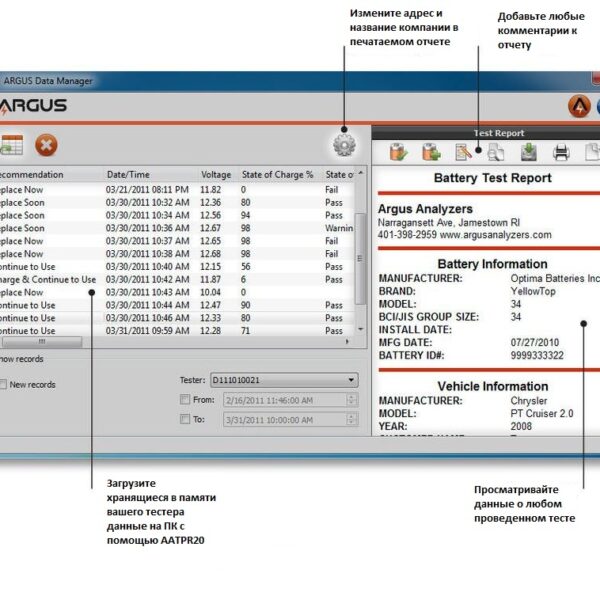 Argus Data Manager