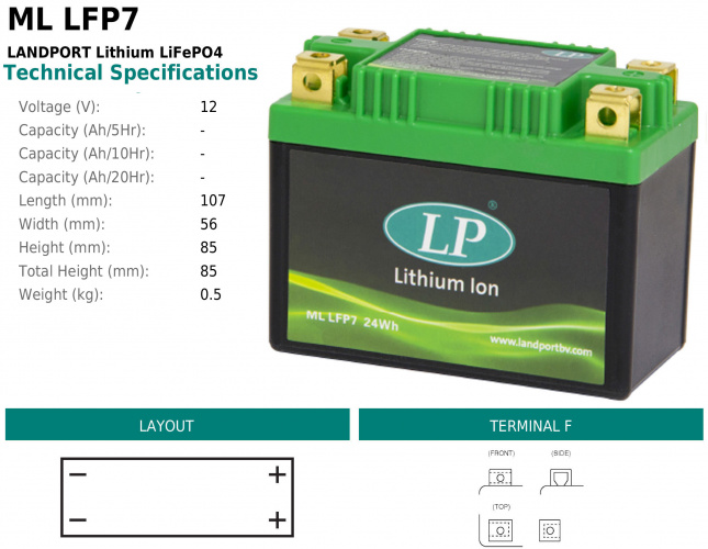 LiFePo4 батарея с подписью Li-Ion