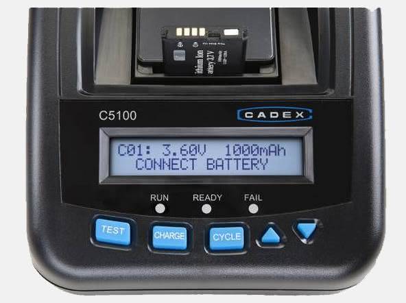 cadex C5100b analyzer screen - Cadex C5100B Тестер аккумуляторных батарей