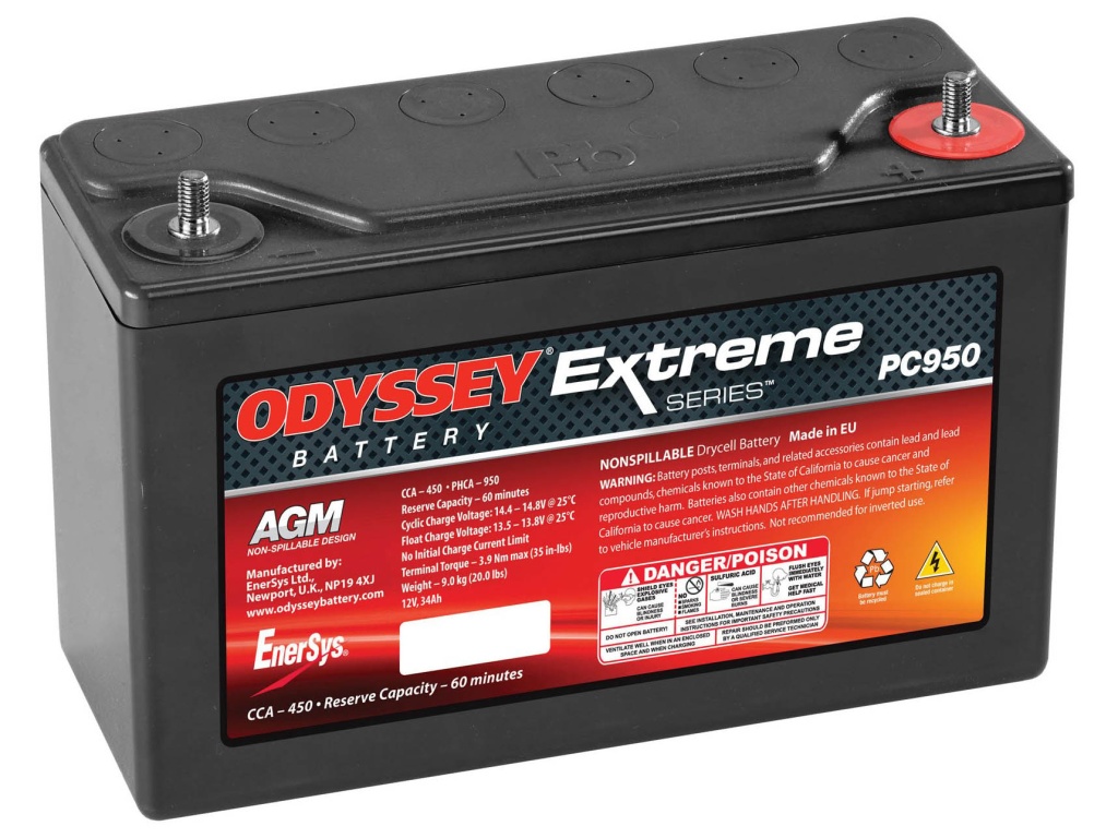 ODYSSEY PC950 12В 34АЧ 400CCA