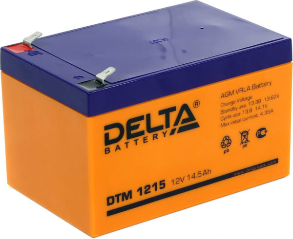 276374 2254 draft 1  600x491 - Аккумулятор Delta DTM 1215 12В 14,5Ач 151x98x101 мм Прямая (+-)