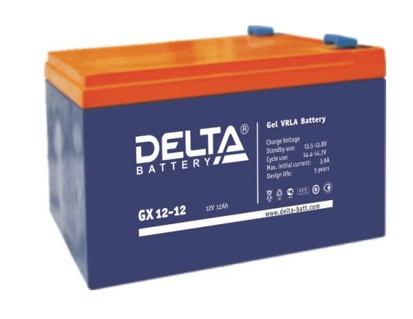 4254.970 - Аккумулятор Delta GX 12-12 12В 12Ач 151x98x101 мм Прямая (+-)