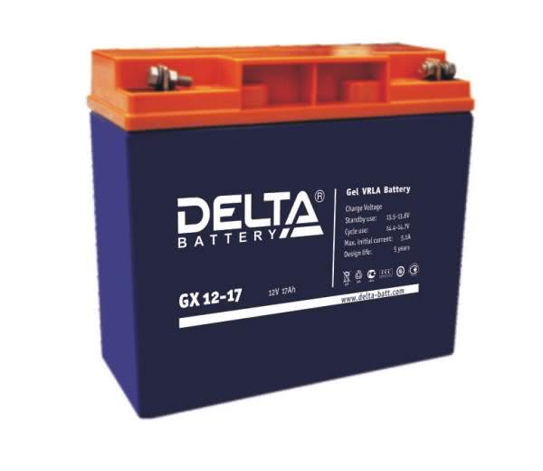 4255.970 - Аккумулятор Delta GX 12-17 12В 17Ач 181x77x167 мм Обратная (-+)