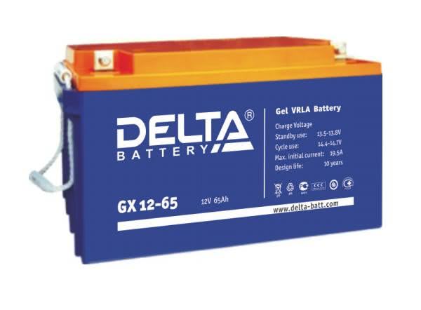 4262.970 - Аккумулятор Delta GX 12-65 12В 65Ач 350x167x183 мм Прямая (+-)