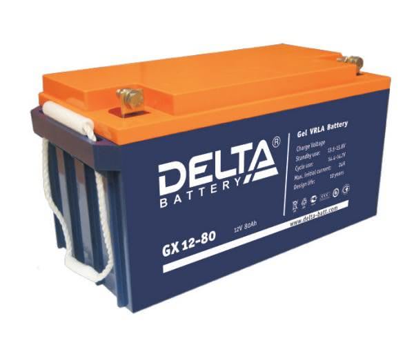 4264.970 - Аккумулятор Delta GX 12-80 12В 80Ач 350x167x183 мм Прямая (+-)