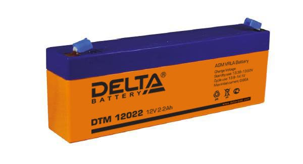 4803.970 - Аккумулятор Delta DTM 12022 12В 2,2Ач 178x35x67 мм Прямая (+-)