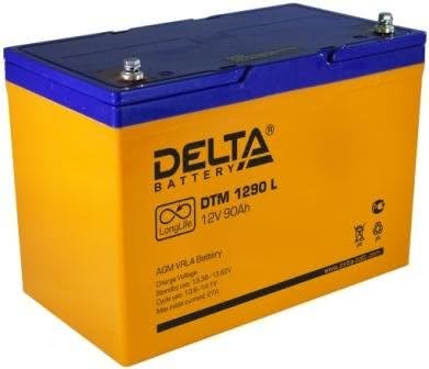 4841.970 - Аккумулятор Delta DTM 1290 L 12В 90Ач 306x169x216 мм Прямая (+-)