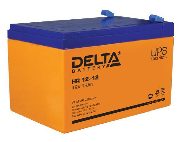 4883.970 - Аккумулятор Delta HR 12-12 12В 12Ач 151x98x101 мм Прямая (+-)