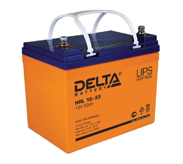 4913.970 - Аккумулятор Delta HRL 12-33 12В 33Ач 195x130x168 мм Прямая (+-)