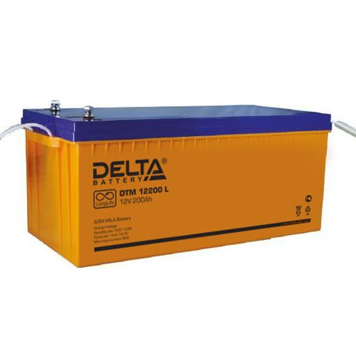 5275.970 - Аккумулятор Delta DTM 12200 L 12В 200Ач 522x238x223 мм Обратная (-+)