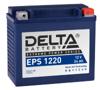 6290.200 - Аккумулятор Delta EPS 1220 12В 23Ач 350CCA 205x87x162 мм Обратная (-+) (YTX24HL-BS, YTX24HL)