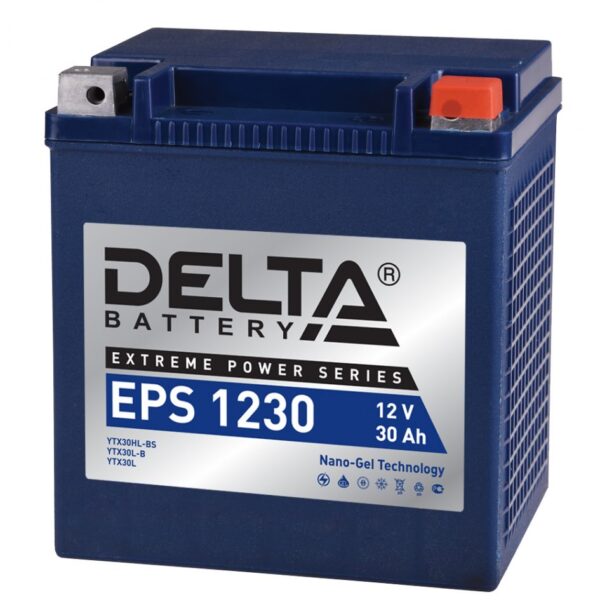 6291.970 600x616 - Аккумулятор Delta EPS 1230 12В 30Ач 400CCA 166x130x175 мм Обратная (-+) (YTX30HL-BS, YTX30L-B, YTX30L)