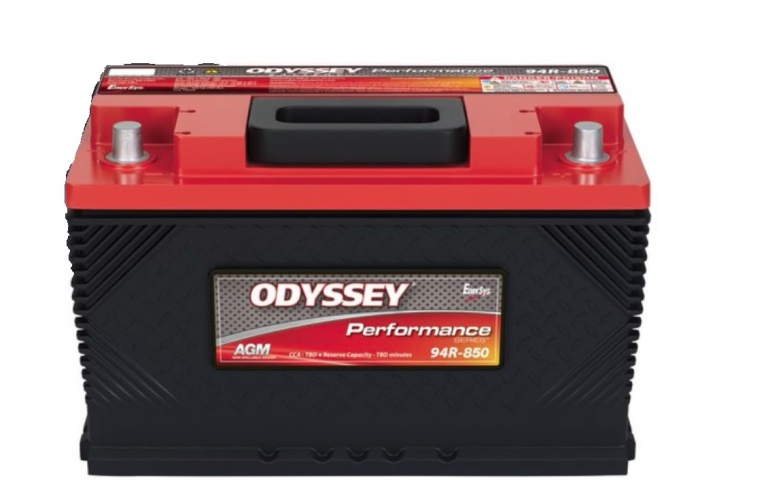 94R 850 768x503 - Аккумулятор Odyssey 94R-850 12В 80Ач 850CCA 315x175x190 мм Обратная (-+)