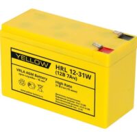 Yellow HRL 12 31W YL 200x200 - Аккумулятор Yellow HRL 12-31W YL 12В 7Ач 151x65x100 мм Прямая (+-)