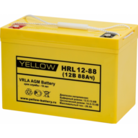 Yellow HRL 12 88 YL 200x200 - Аккумулятор Yellow HRL 12-88 YL 12В 88Ач 306x169x214 мм Прямая (+-)