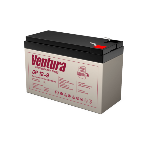 Аккумулятор Ventura GP 12-9 12В 9Ач 151x65x100 мм Прямая +-