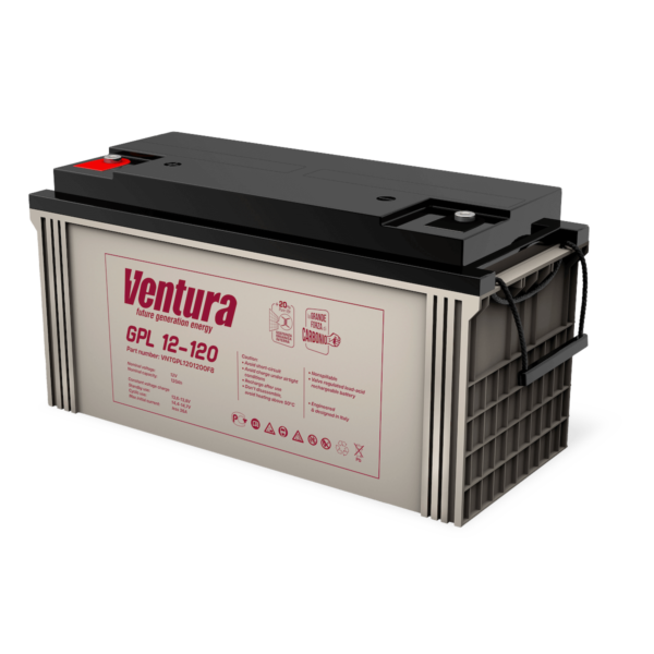 Аккумулятор Ventura GPL 12-120 12В 125Ач 408x172x227 мм Прямая +-
