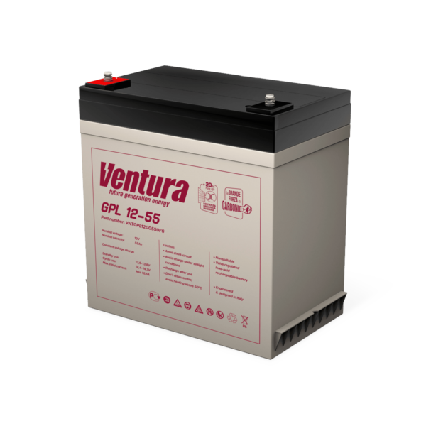 Аккумуляторная батарея GPL 12-55 Ventura 12В 55Ач