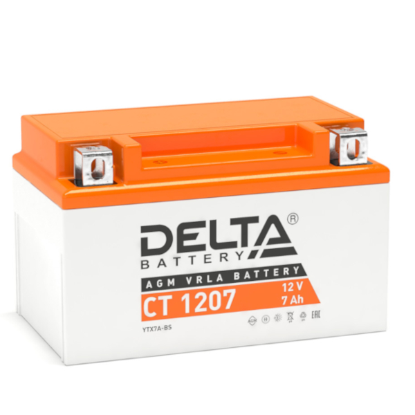 delta ct 1207 12V 7ah - Как активировать мото сухозаряженные аккумуляторы