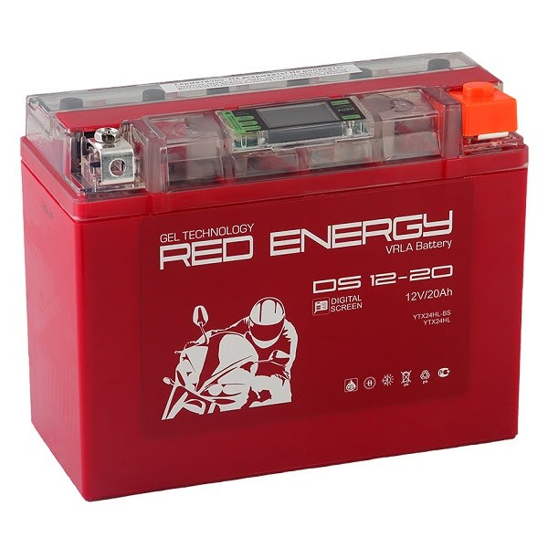 ds 1220 - Аккумулятор Red Energy DS 1220 12В 20Ач 255CCA 204x91x159 мм Обратная (-+)