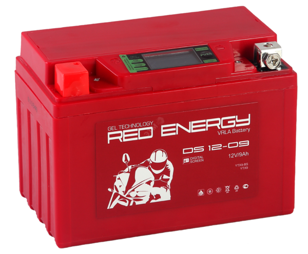 ds 12 09 600x495 - Аккумулятор Red Energy DS 1209 12В 9Ач 140CCA 150x86x108 мм Прямая (+-)