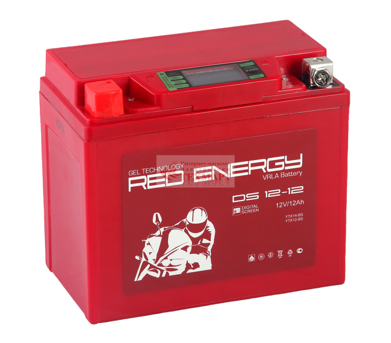 ds 12 12 768x673 - Аккумулятор Red Energy DS 1212 12В 12Ач 190CCA 150x86x131 мм Прямая (+-)