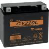 factory activated maintenance free battery gyz20l YUAM720GZ 100x100 - Аккумулятор Yuasa GYZ20L 12В 21,1Ач 250CCA 175x87x155 мм Обратная (-+)