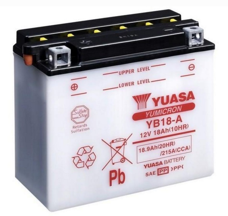 yb18 a 1 768x728 - Аккумулятор Yuasa YB18-A 12В 18Ач 215CCA 180x90x162 мм Прямая (+-)