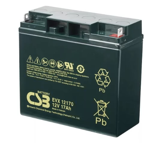 CSB EVX 1272 - Аккумулятор CSB-EVX-1272 12В 7,2Ач 151x65x99 мм Прямая (+-)