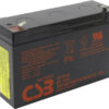 CSB GP 6120 100x100 - Аккумулятор CSB-GP-6120 6В 12Ач 151x50x100 мм Прямая (+-)