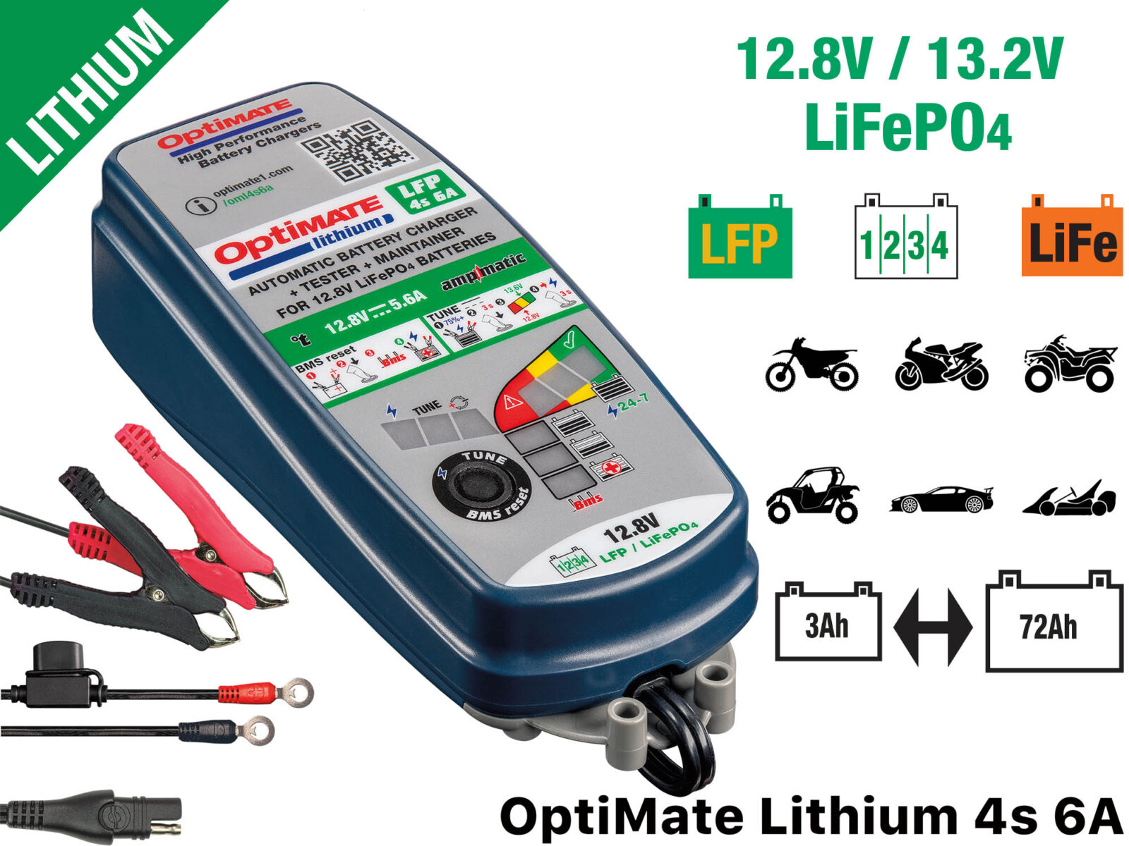OptiMate-Lithium-4s-6A-TM390