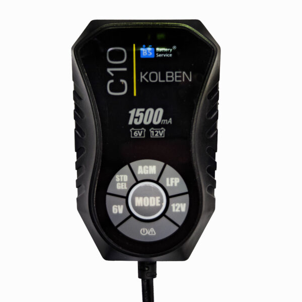 kolben c10 zaraydnoe ustroystvo mian 600x600 - Зарядное устройство для мото, ИБП аккумуляторов 6/12В, 1,5A KOLBEN C10, KB-C10