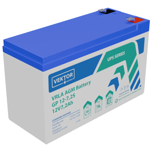 Аккумулятор VEKTOR ENERGY GP 12-7,2S 12В 7,9Ач 151x65x101 мм