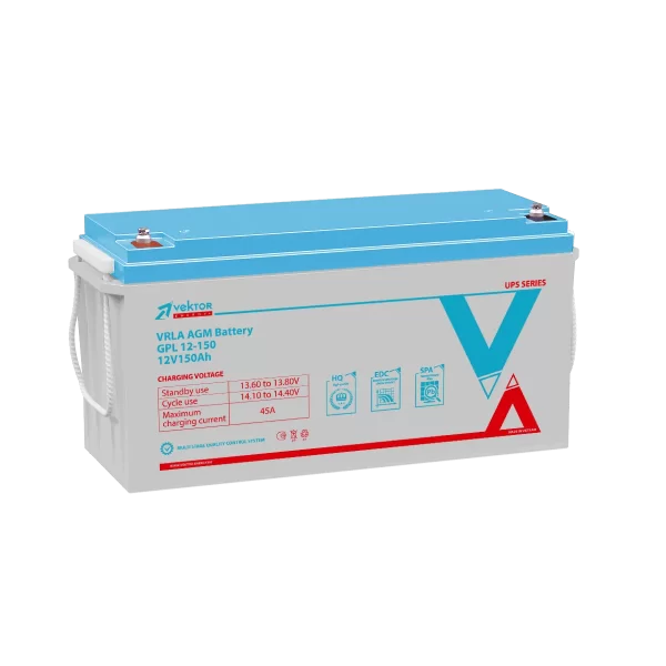 Аккумулятор VEKTOR ENERGY GPL 12-150 12В 150Ач 483x170x240 мм