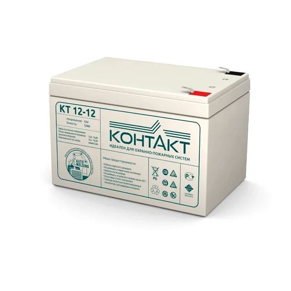 Аккумуляторная батарея КТ 12-12 Контакт ОПС 12В 12Ач