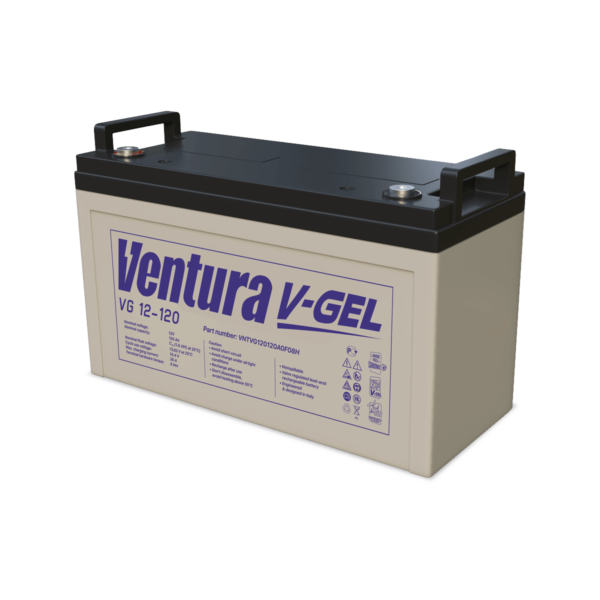 Аккумулятор Ventura VG 12-120 12В 120Ач 410x176x224 мм Прямая +-
